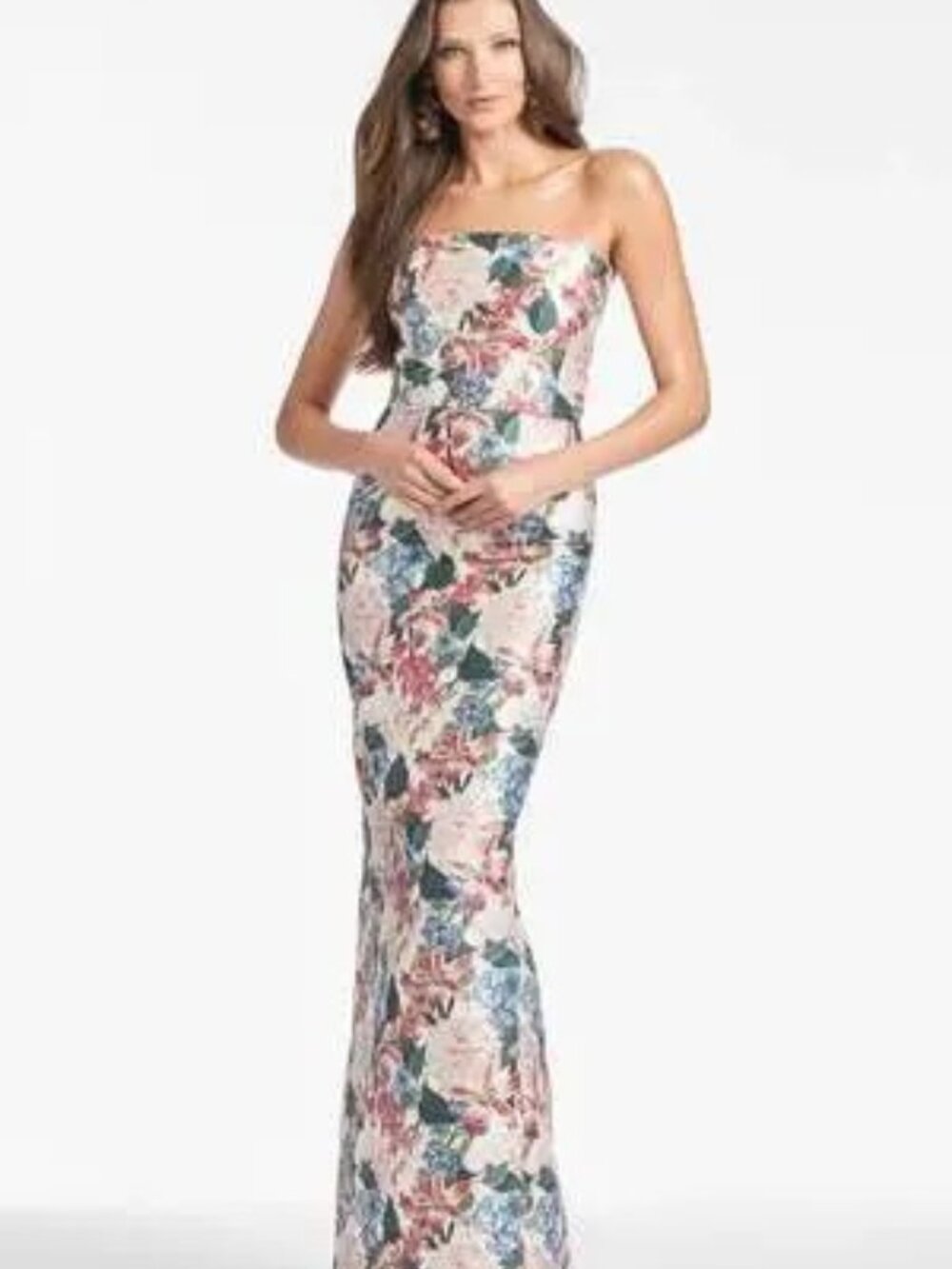 Sachin and Babi Sabine Gown NWT Size 8 - Picture 1 of 7